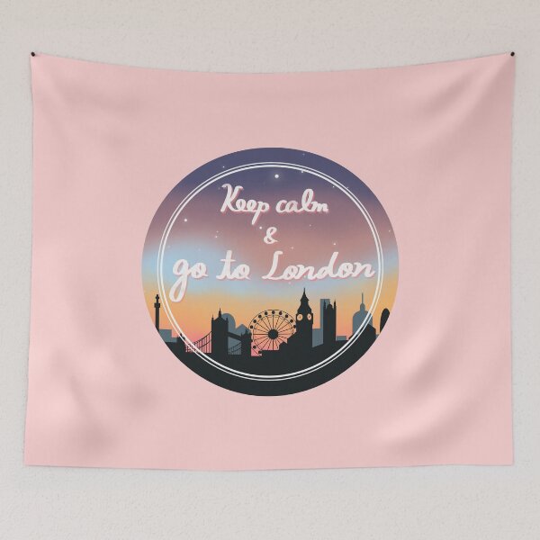Item preview, UK London Skyline- Keep calm & go to London  designed and sold by Trista Designs.