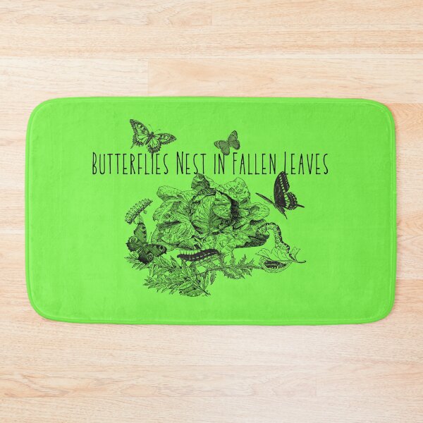 Item preview, Butterflies Nest In Fallen Leaves Native Pollinator Design designed and sold by EarthArtDesigns.