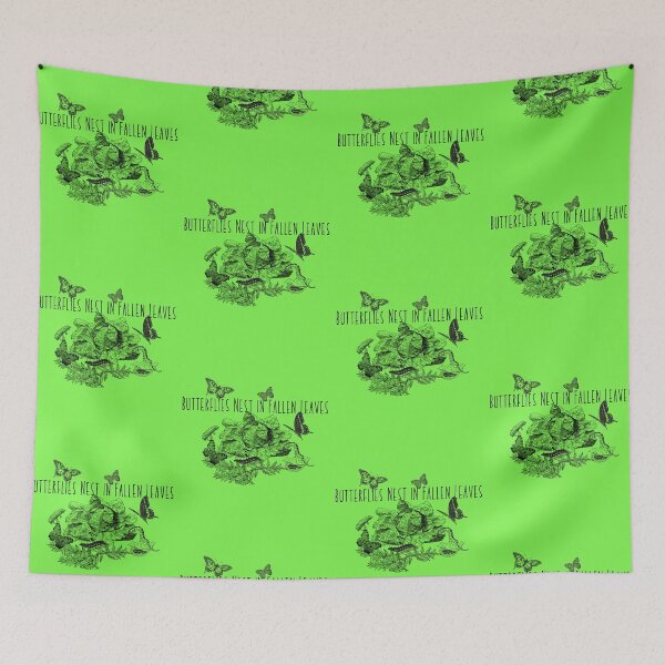 Item preview, Butterflies Nest In Fallen Leaves Native Pollinator Design designed and sold by EarthArtDesigns.