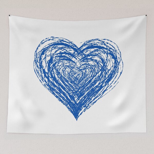 Item preview, BLUE HEART, symbol of Autism Spectrum Disorders designed and sold by angelescar.