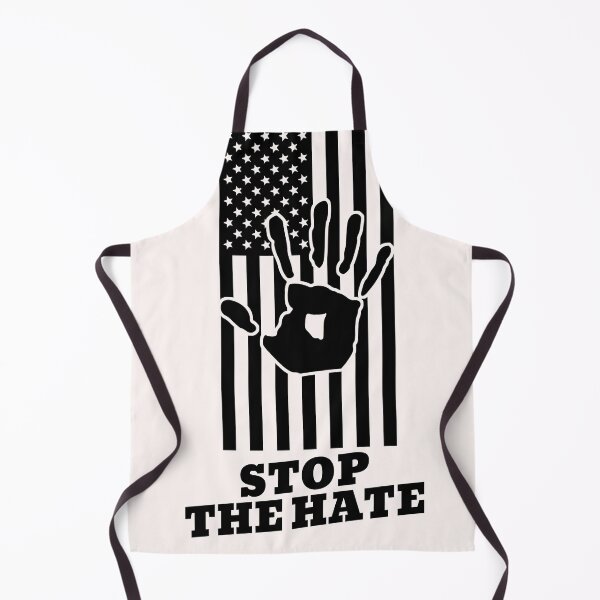Item preview,  Stop The Hate Hand Print American Flag designed and sold by davestees506.