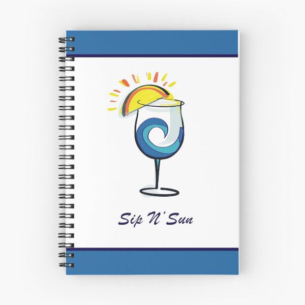Item preview, Sip N' Sun- color border designed and sold by CoastalCocktail.