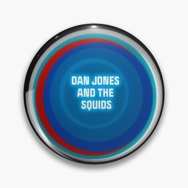 Item preview, DAN JONES AND THE SQUIDS HALO STICKER designed and sold by danjonesmusic.