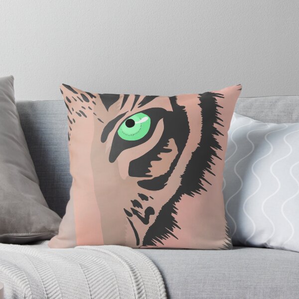 Item preview, Green Eyes | Modern Tiger Head Illustration designed and sold by ridewilddesign.