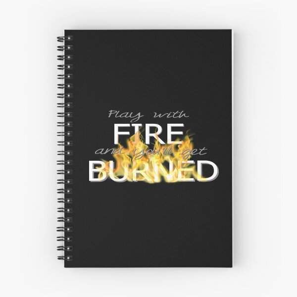 Item preview, Play with Fire (White text)  designed and sold by Daria Paus.