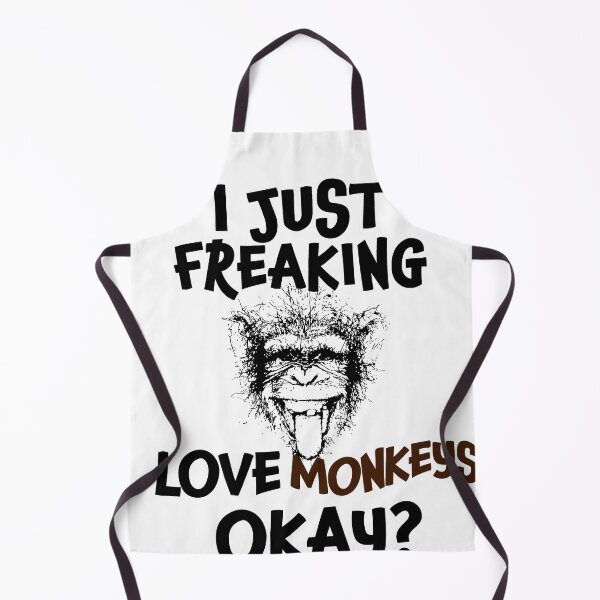 Item preview, I Just Freaking Love Monkeys Ok | Monkey Lover | Monkeys | Funny | Primate designed and sold by Tasha McGlashan.
