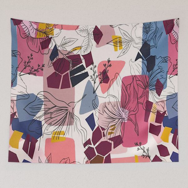 Item preview, Floral Abstract Geometric designed and sold by arguspattern.