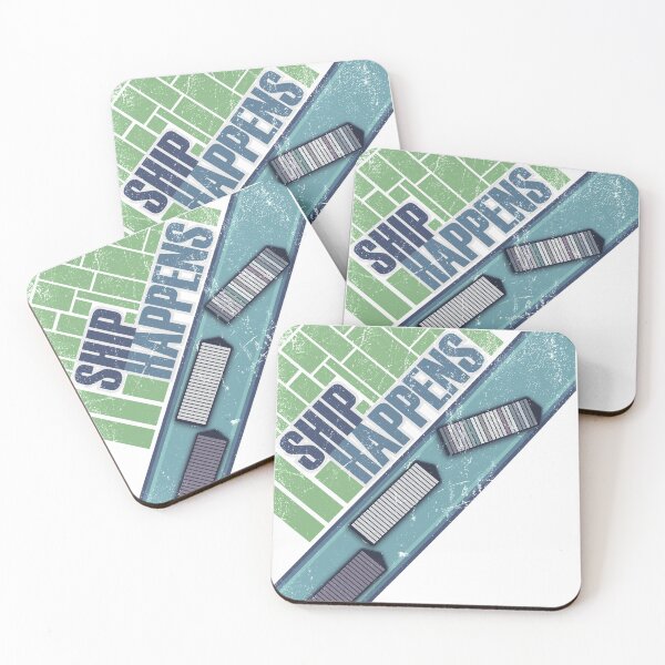 Item preview, Ship Happens Suez Stuck Canal Ship Ever Green Grunge Vintage designed and sold by friendly-fox.
