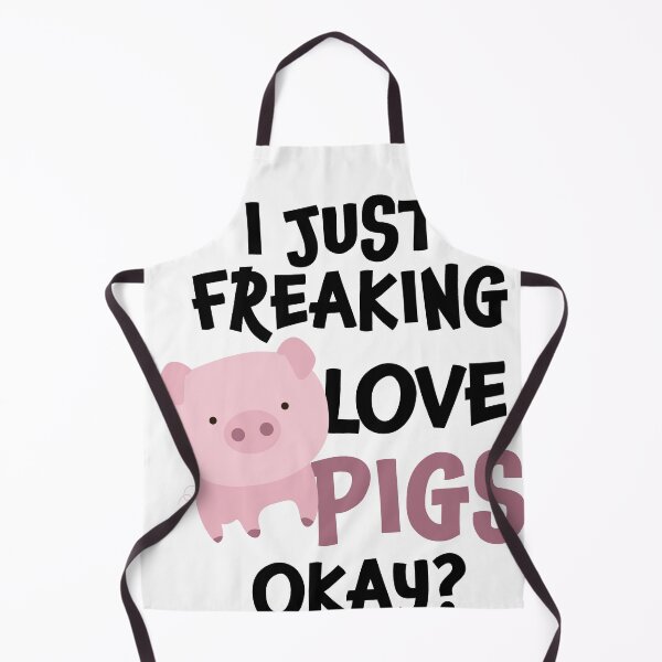 Item preview, I Just Freaking Love Pigs Ok | Pig Lover | Piggy | Cute Pig | Pig Mom | Farm Animals designed and sold by Tasha McGlashan.