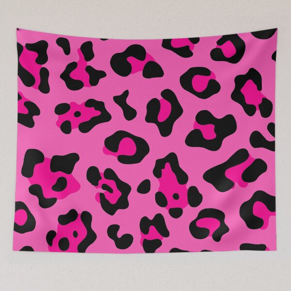 Item preview, hot pink leopard print animal cheetah pattern designed and sold by Gossip Rag.