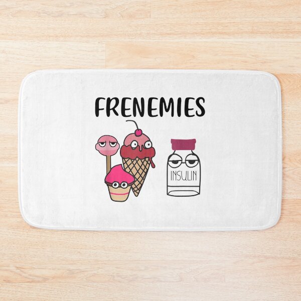 Item preview, Frenemies Funny T1D Diabetes Insulin User Girl Lady Mom designed and sold by FrenemiesShop.