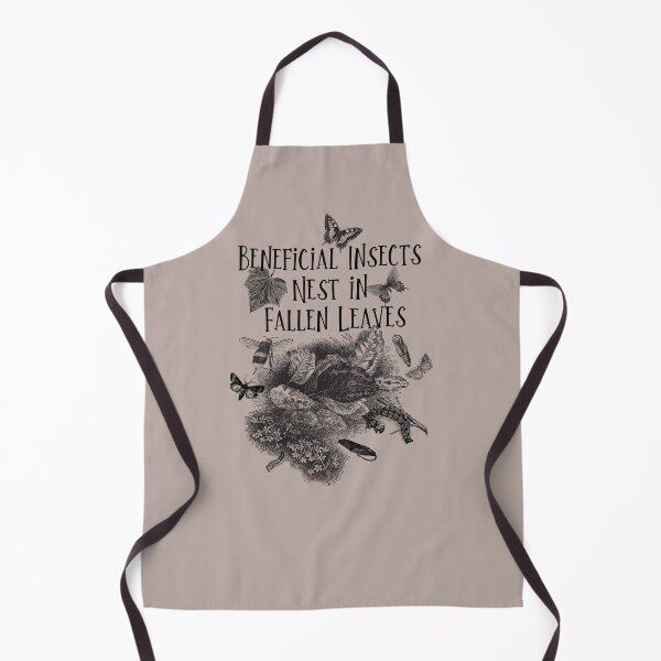 Item preview, Beneficial Insects Nest In Fallen Leaves Native Pollinator Design designed and sold by EarthArtDesigns.