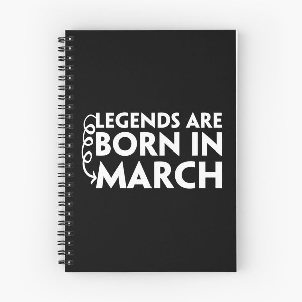 Item preview, Legends Are Born In March, Best birthday gifts designed and sold by Yanbus.
