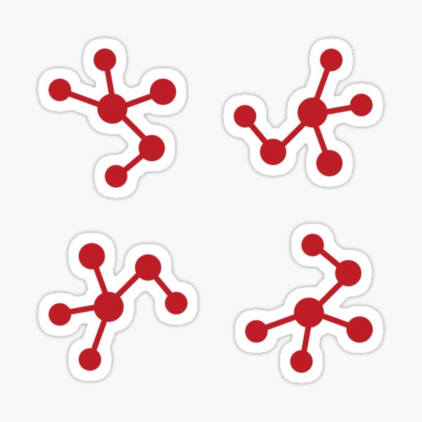 Item preview, Molecules Pattern designed and sold by Emllea.