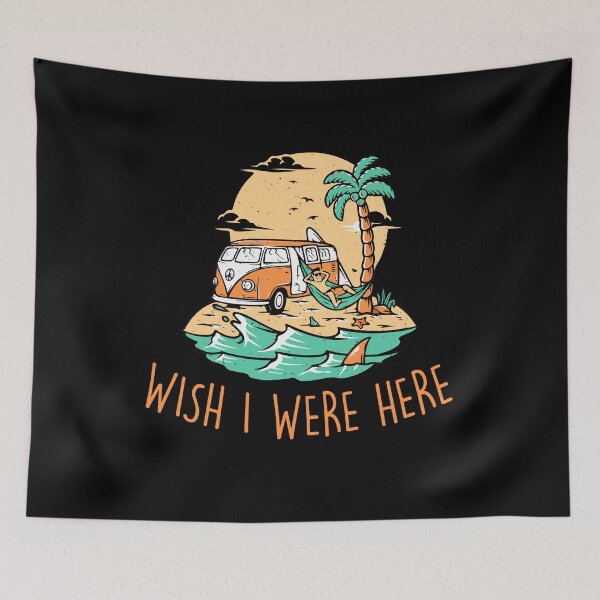 Item preview, Wish I Were Here Life Beach Lover Summer Sand Sun designed and sold by Dressed For  Duty.