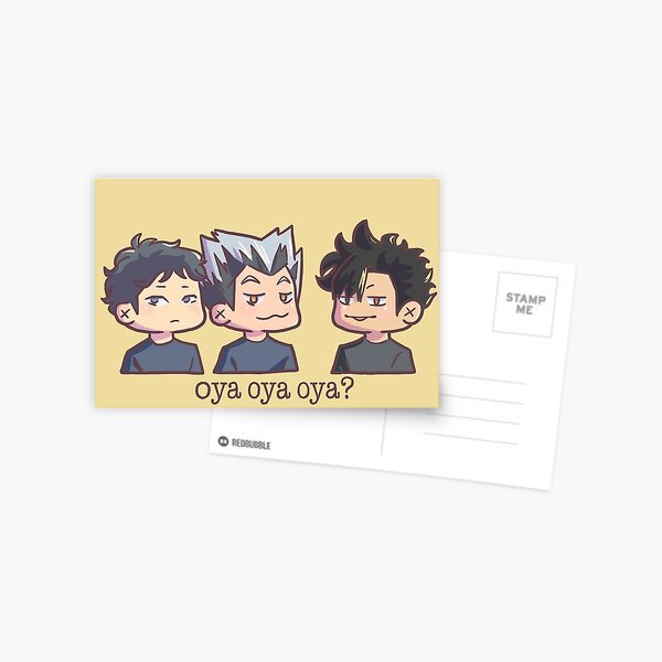 Oya Oya Oya? Haikyuu Postcard