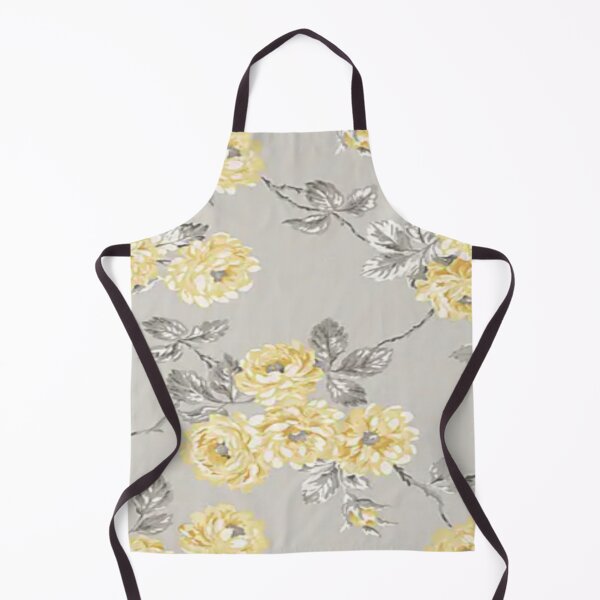 Item preview, Yellow and Grey Flowers designed and sold by WearWolfDesigns.
