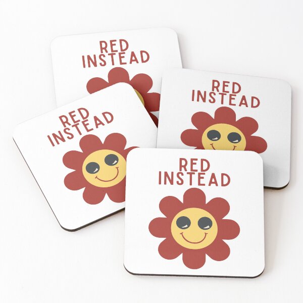 Item preview, Red Instead Sunflower for Autism Acceptance Month April designed and sold by autisticcreator.