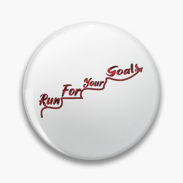 Item preview, Run For Your Goals Inspirational Simple Design Step by Step designed and sold by pedrored369.