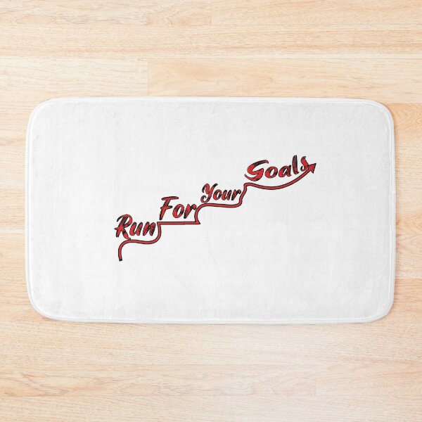 Item preview, Run For Your Goals Inspirational Simple Design Step by Step designed and sold by pedrored369.