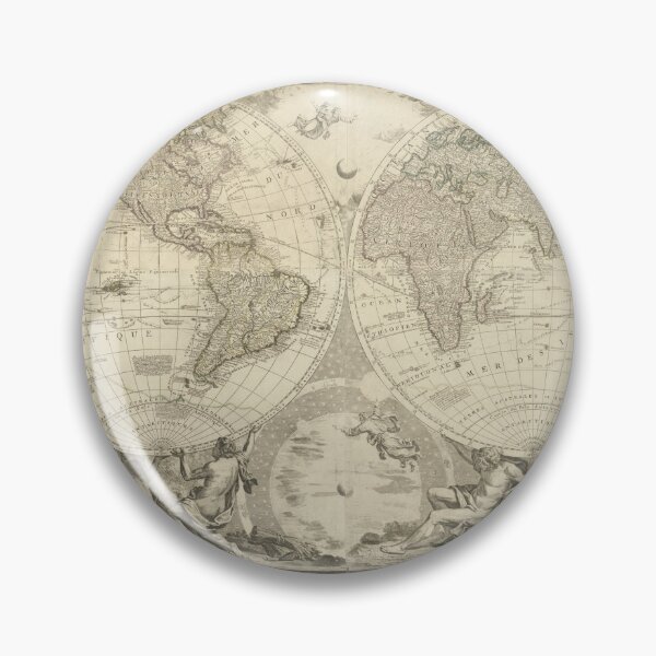 Item preview, Vintage world map - For travelers, adventurers, and history nerds designed and sold by RoguePixel.