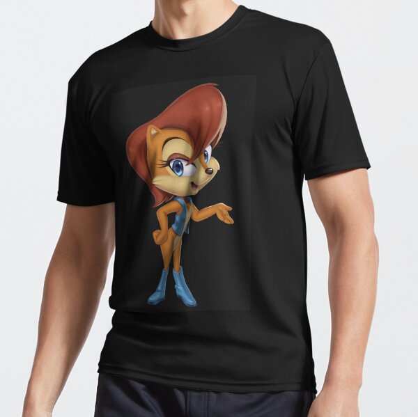 Sally the Acorn Active T-Shirt for Sale by s3tok41b4