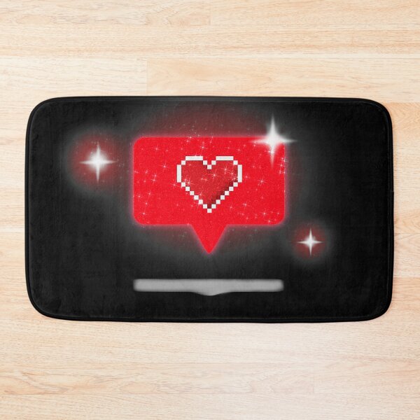 Item preview, Red Neon Cute Love Pixel Heart Message Bubble Chat designed and sold by Jolly-Yosei.