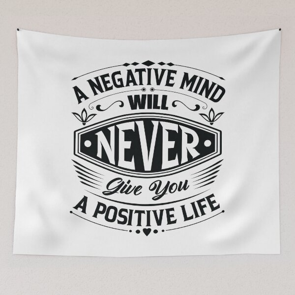 Item preview, A negative life will never give you a positive life. designed and sold by Beefytee.