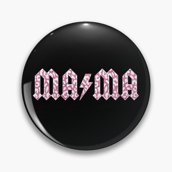 Item preview, ACDC Pink Leopard Mama Rockstar, Rocker Mom Graphic designed and sold by 187designz.