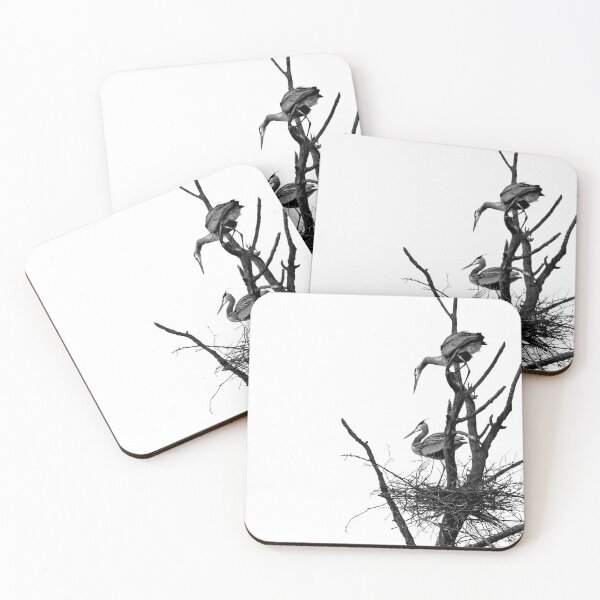Item preview, Great Blue Herons, WI 4BW designed and sold by StevenRalserPhoto.