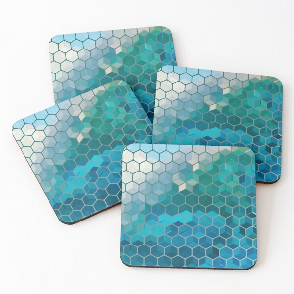 Item preview, Hex Wave Huge designed and sold by Radial Designs.