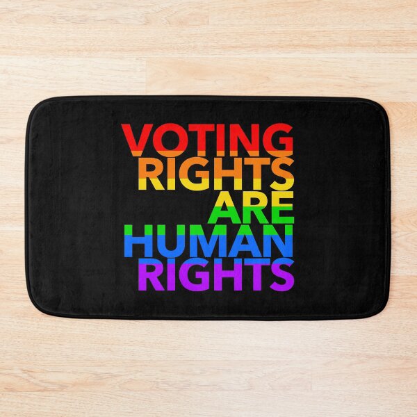 Item preview, Voting Rights are Human Rights (pride) designed and sold by Thelittlelord.