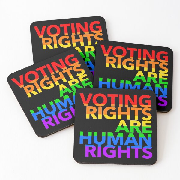 Item preview, Voting Rights are Human Rights (pride) designed and sold by Thelittlelord.