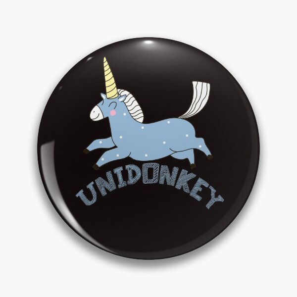 Item preview, Blue unicorn donkey	 designed and sold by Fliflat.