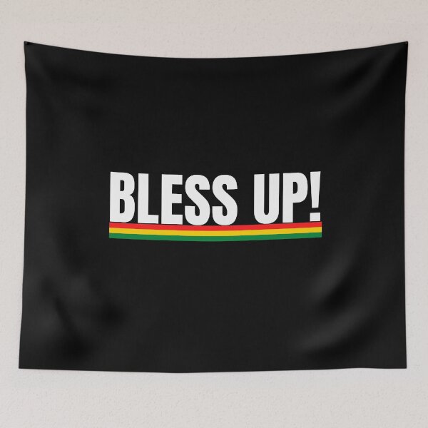 Item preview,  Bless up Jamaican Patois Slang Reggae Rasta Colors designed and sold by RastaColors.