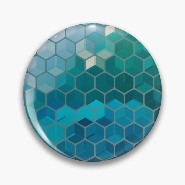 Item preview, Hex Wave Huge designed and sold by Radial Designs.