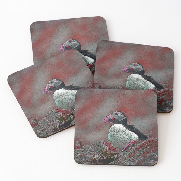 Item preview, Puffin in Red designed and sold by BeceroCreations.