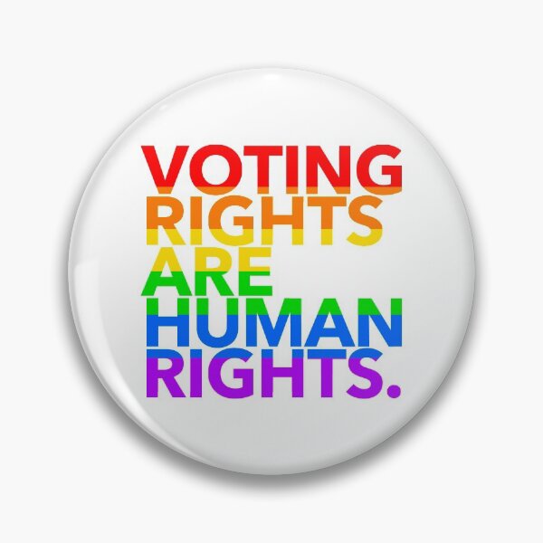 Item preview, Voting Rights are Human Rights (lgbt) designed and sold by Thelittlelord.