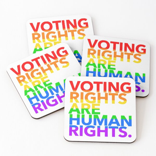 Item preview, Voting Rights are Human Rights (lgbt) designed and sold by Thelittlelord.