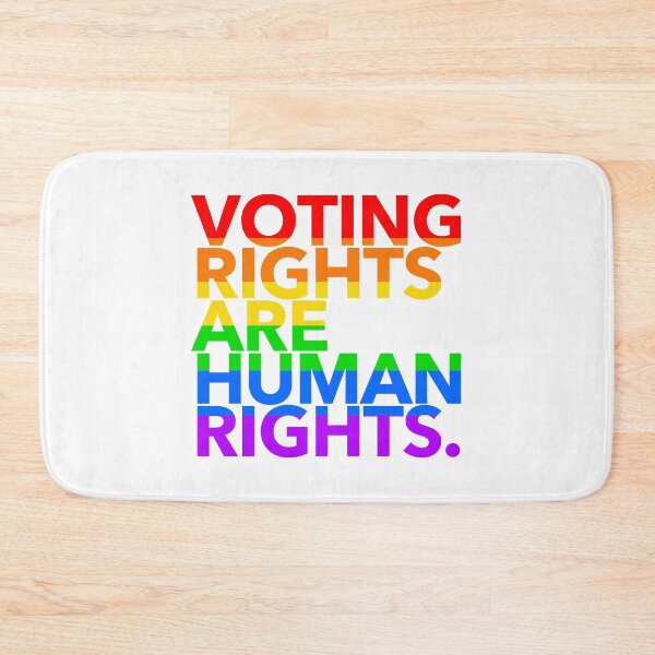 Item preview, Voting Rights are Human Rights (lgbt) designed and sold by Thelittlelord.