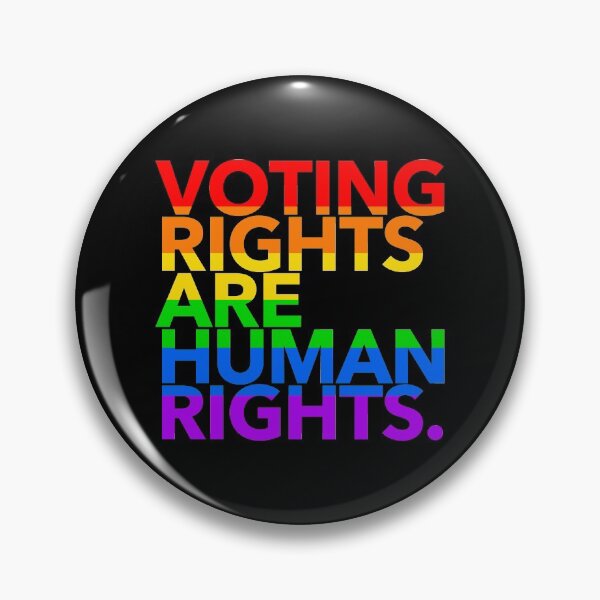 Item preview,  Voting Rights are Human Rights (gay pride edition) designed and sold by Thelittlelord.
