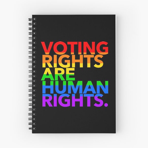Item preview,  Voting Rights are Human Rights (gay pride edition) designed and sold by Thelittlelord.