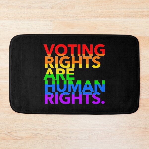 Item preview,  Voting Rights are Human Rights (gay pride edition) designed and sold by Thelittlelord.