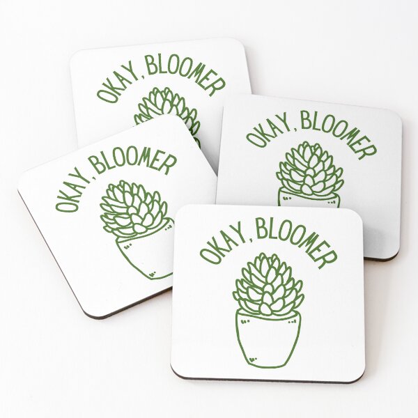 Item preview, Okay Bloomer | Succulent | Funny Succulent Design designed and sold by Presto Prints Design.