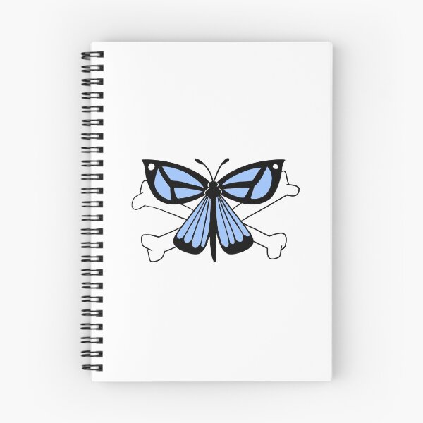 Item preview, Crossbone Butterfly (blue) designed and sold by gross-girl99.