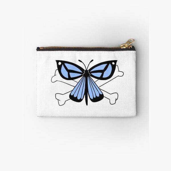 Item preview, Crossbone Butterfly (blue) designed and sold by gross-girl99.
