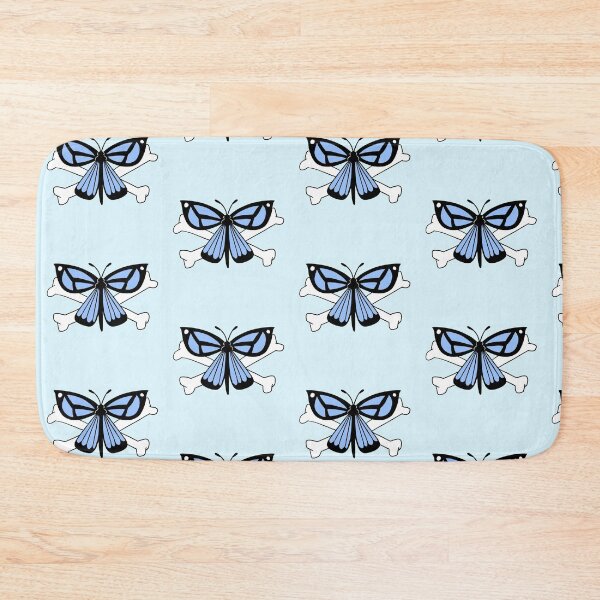 Item preview, Crossbone Butterfly (blue) designed and sold by gross-girl99.