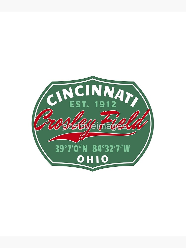 Vintage cincinnati baseball Sticker for Sale by dfxsam08