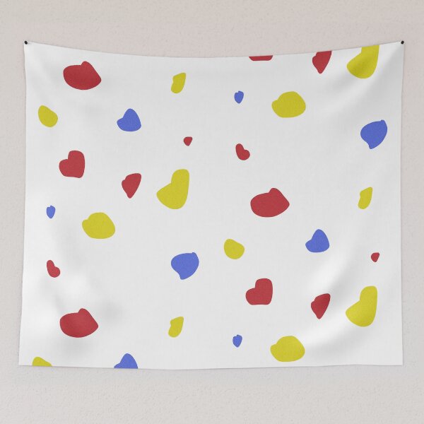 Item preview, Primary colour terrazo shapes designed and sold by Stuckinadream.
