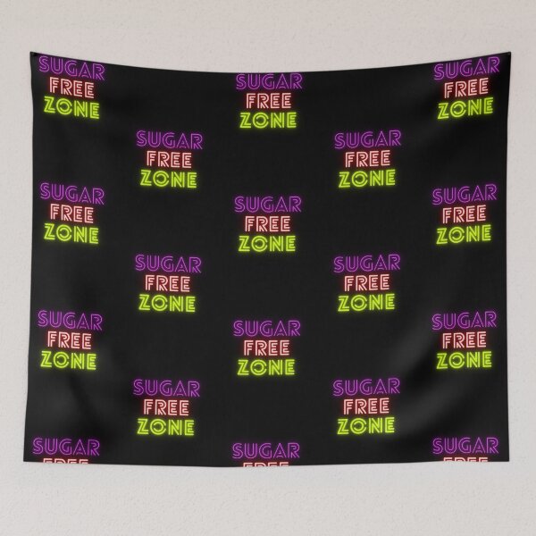 Item preview, SUGAR FREE ZONE  | Retro Disco Funk Low Carb Keto Queen  designed and sold by Le Plus Three.